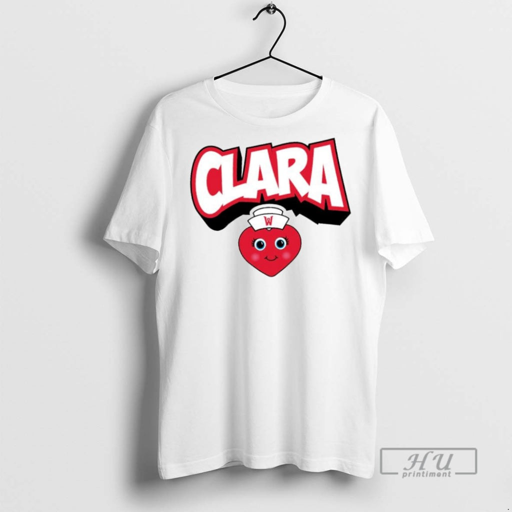 Limited Edition Sieze Clara Milb Worcester Red Sox Cartoon Ornaments Graphic Tee Shirt Sweatshirt Hoodies