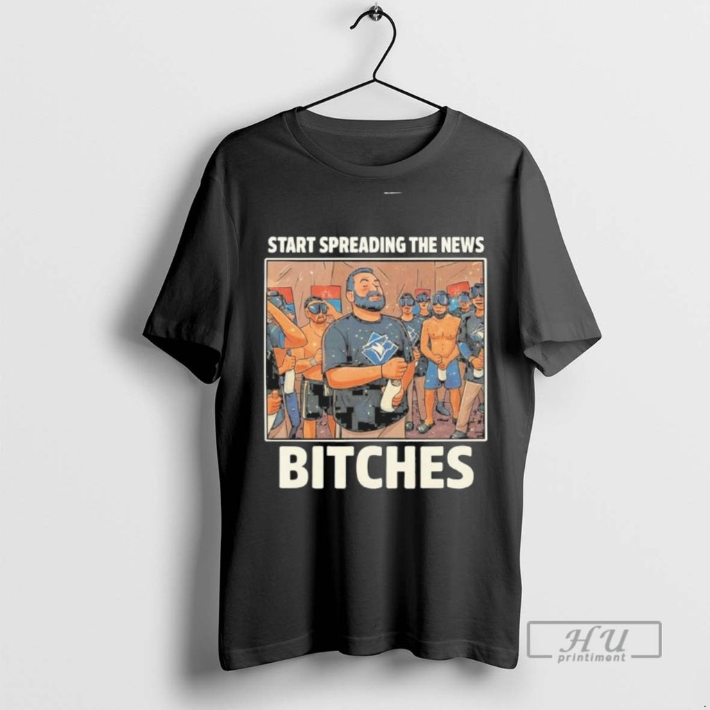 Limited Edition Start Spreading The News Bitches John Schneider Alcs Graphic Tee Shirt Sweatshirt Hoodies