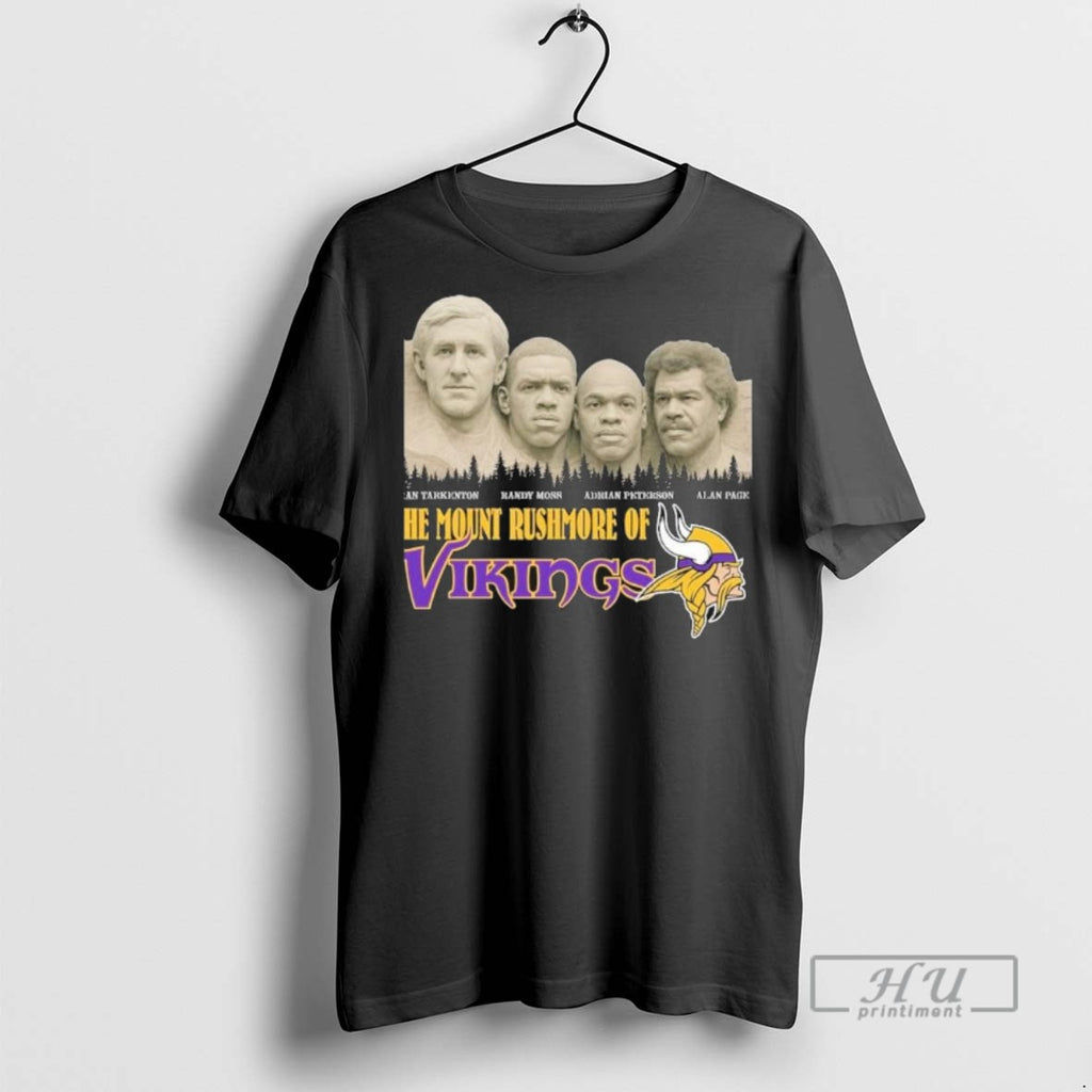 Limited Edition The Mount Rushmore Of Minnesota Vikings Legends Graphic Tee Shirt Sweatshirt Hoodies
