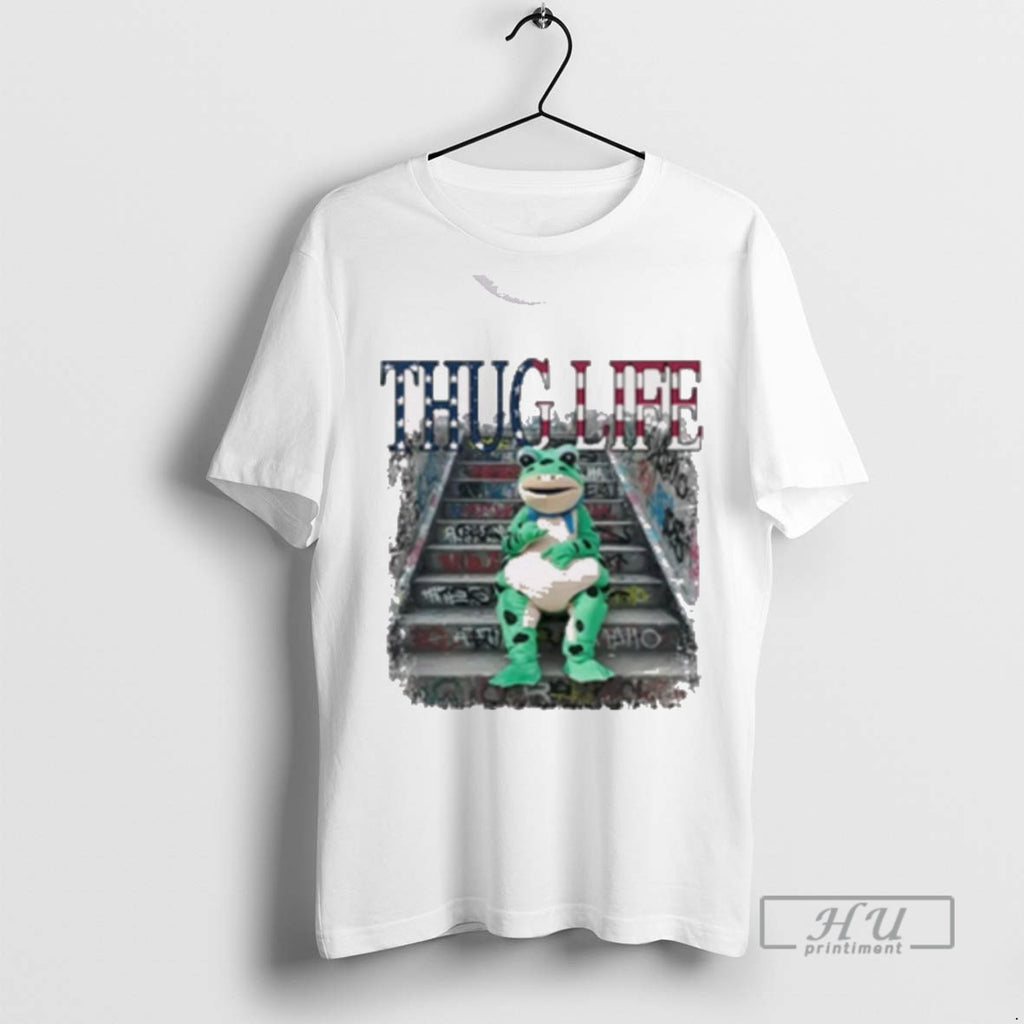 Limited Edition Thug Life Portland Frog Protest 2025 Graphic Tee Shirt Sweatshirt Hoodies