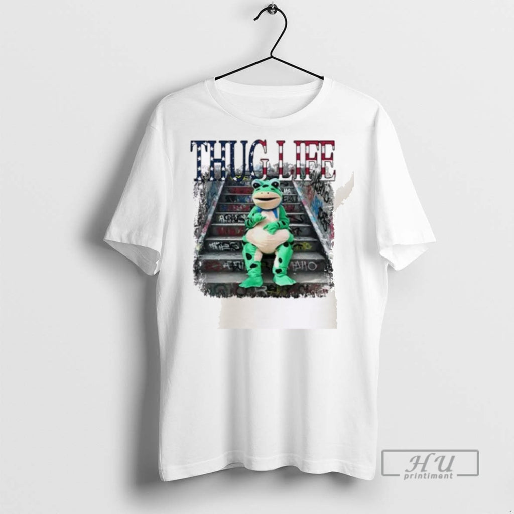 Limited Edition Thug Life Portland Frog Protest Graphic Tee Shirt Sweatshirt Hoodies 2