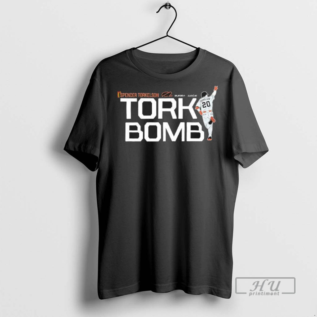 Limited Edition Tork Bomb Spencer Torkelson Graphic Tee Shirt Sweatshirt Hoodies