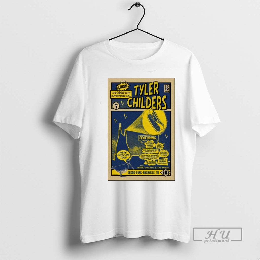 Limited Edition Tyler Childers 10 October 2025 Geodis Park In Nashville Tn Graphic