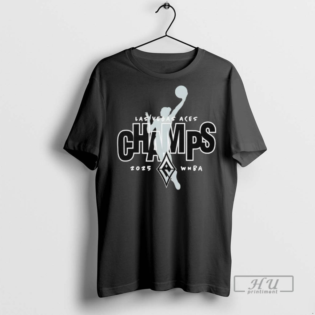 Limited Edition Wnba Las Vegas Aces 2025 Wnba Finals Champions Victory Graphic Tee Shirt