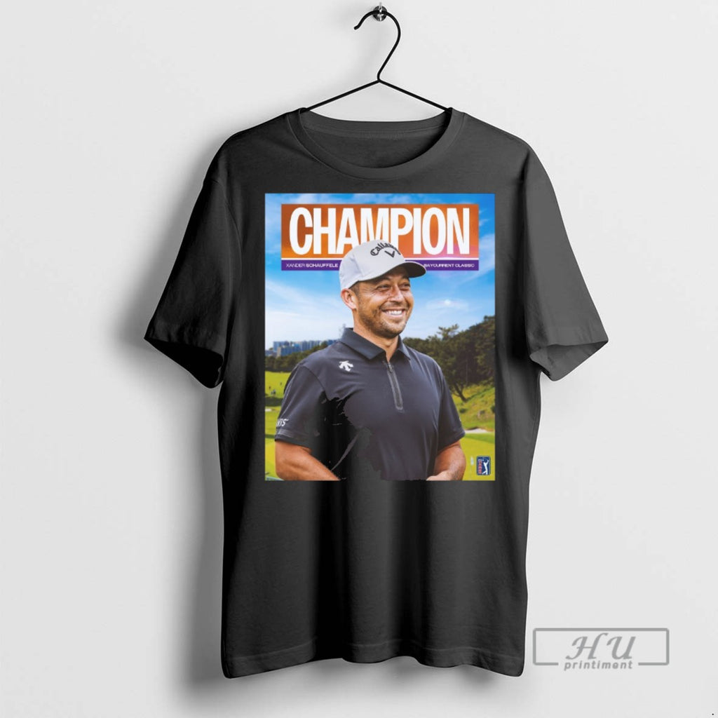 Limited Edition Xander Schauffele Baycurrent Classic Champions Pga Tour 2025 Graphic Tee Shirt Sweatshirt Hoodies