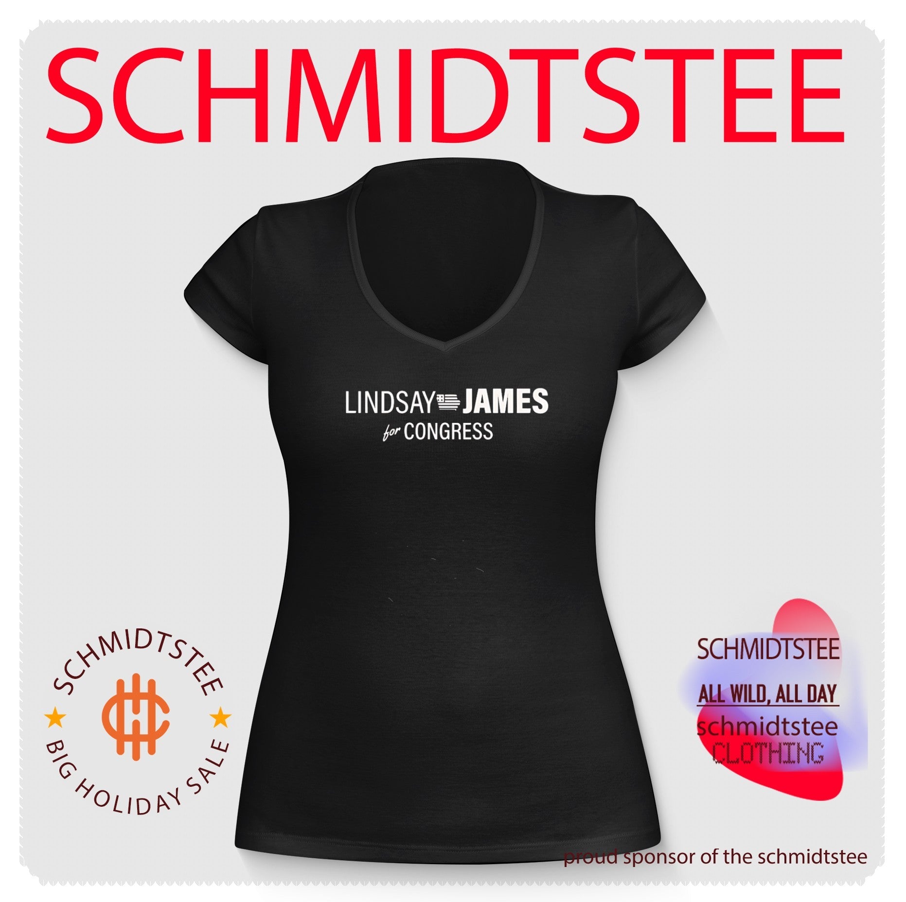 Lindsay James For Congress Logo shirt