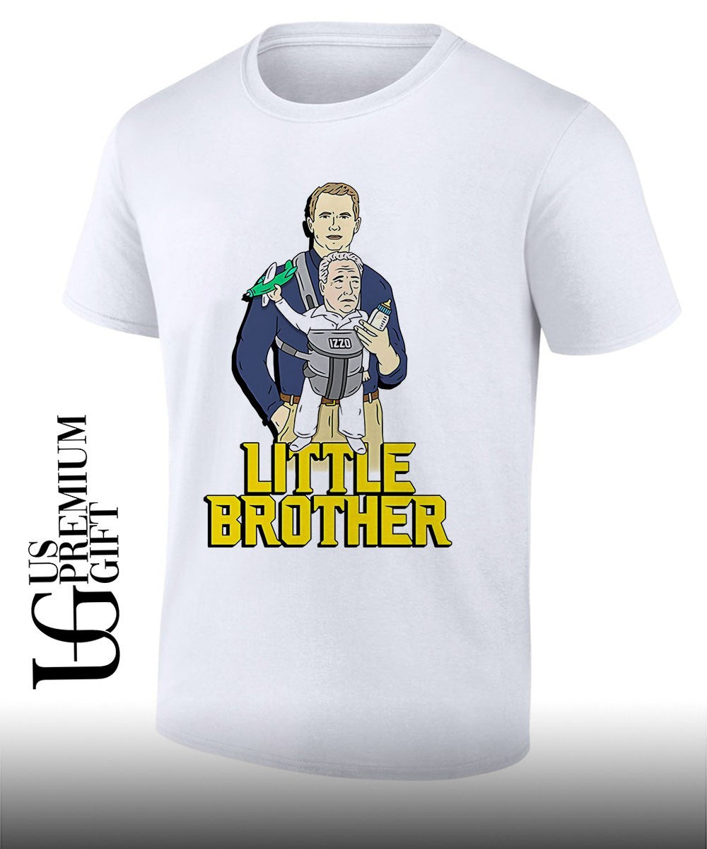 Little brother Dusty May coach Michigan Wolverines caricature shirt