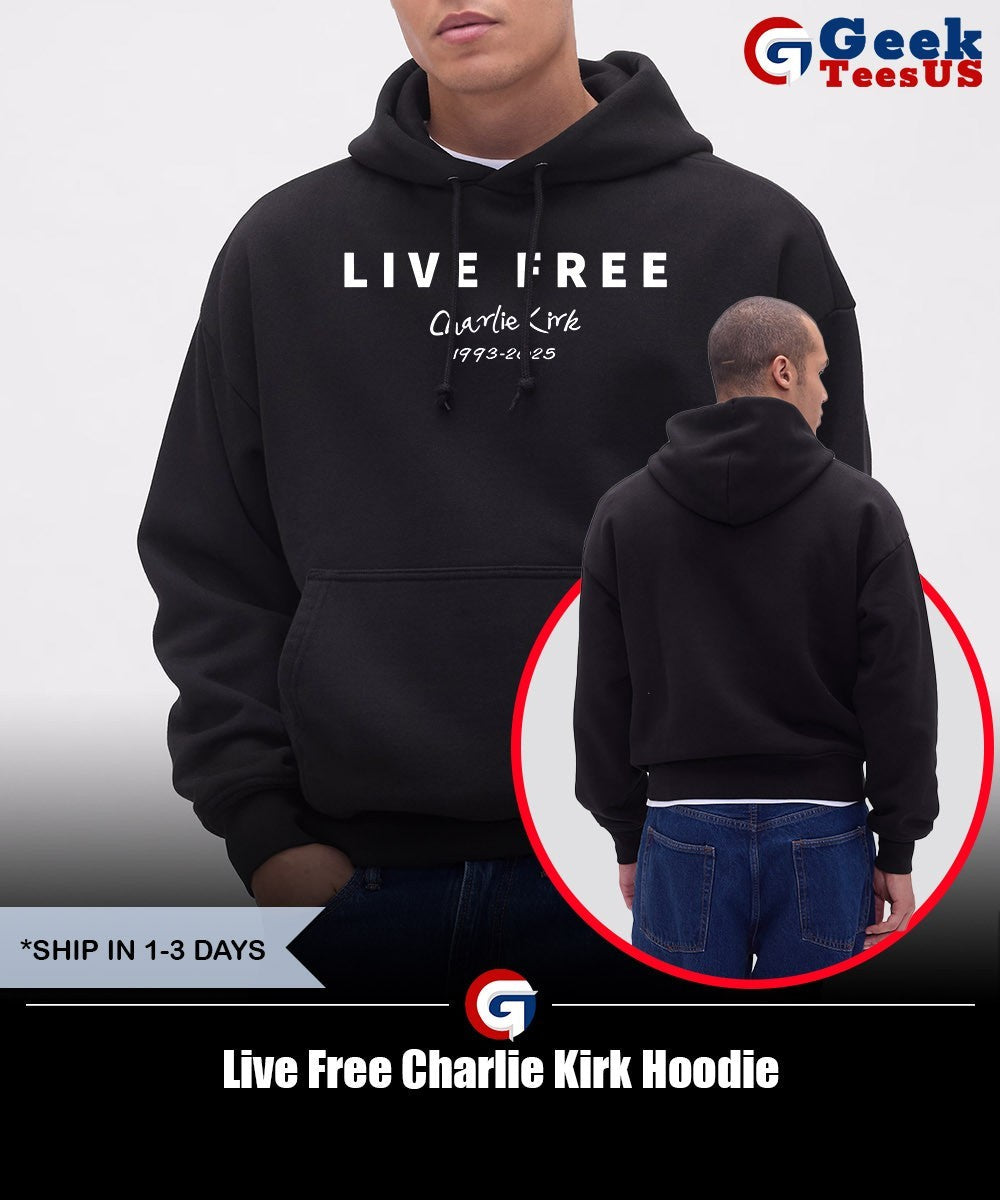 Live Free Charlie Kirk shirt