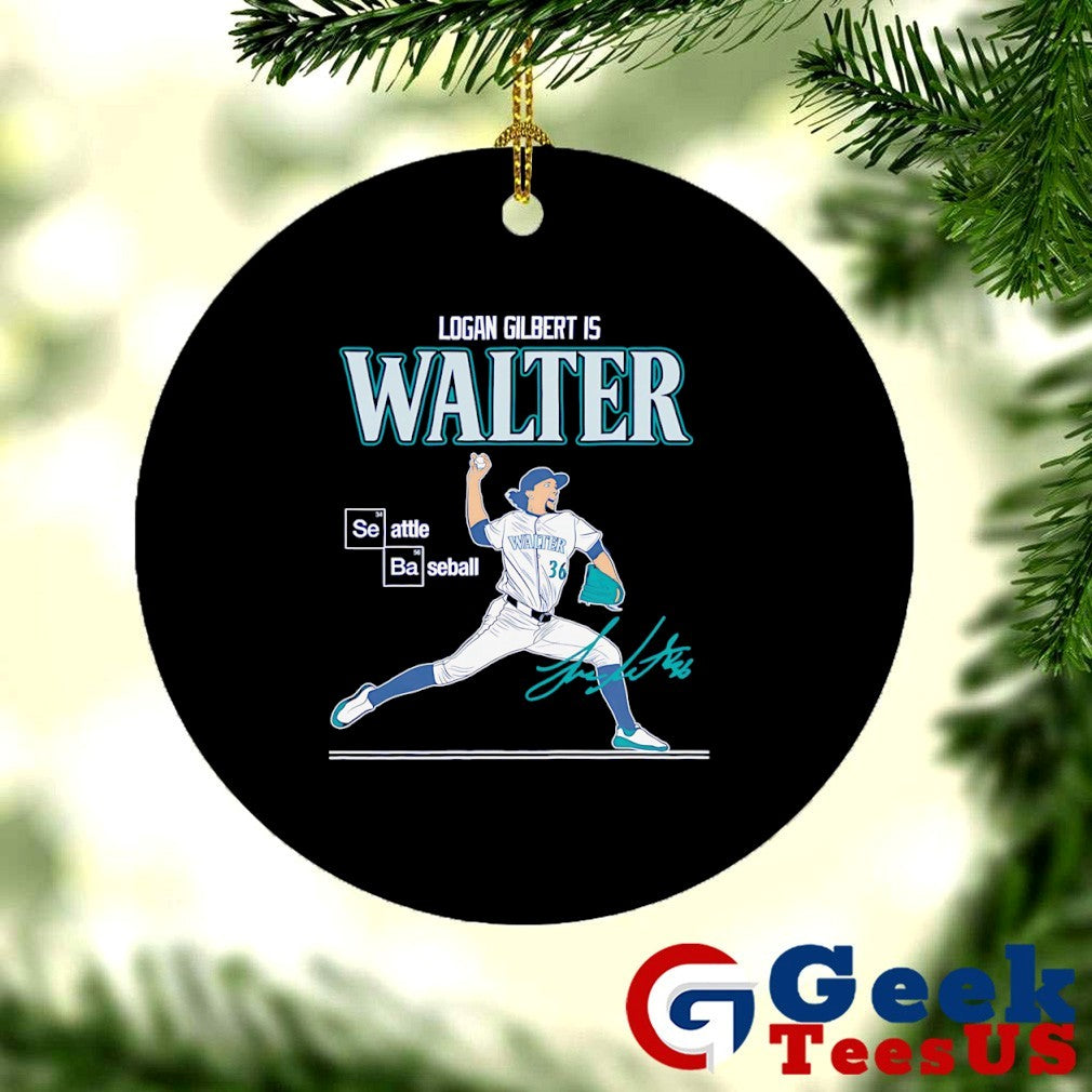 Logan Gilbert is Walter Seattle Mariners MLB 2025 baseball signature shirt