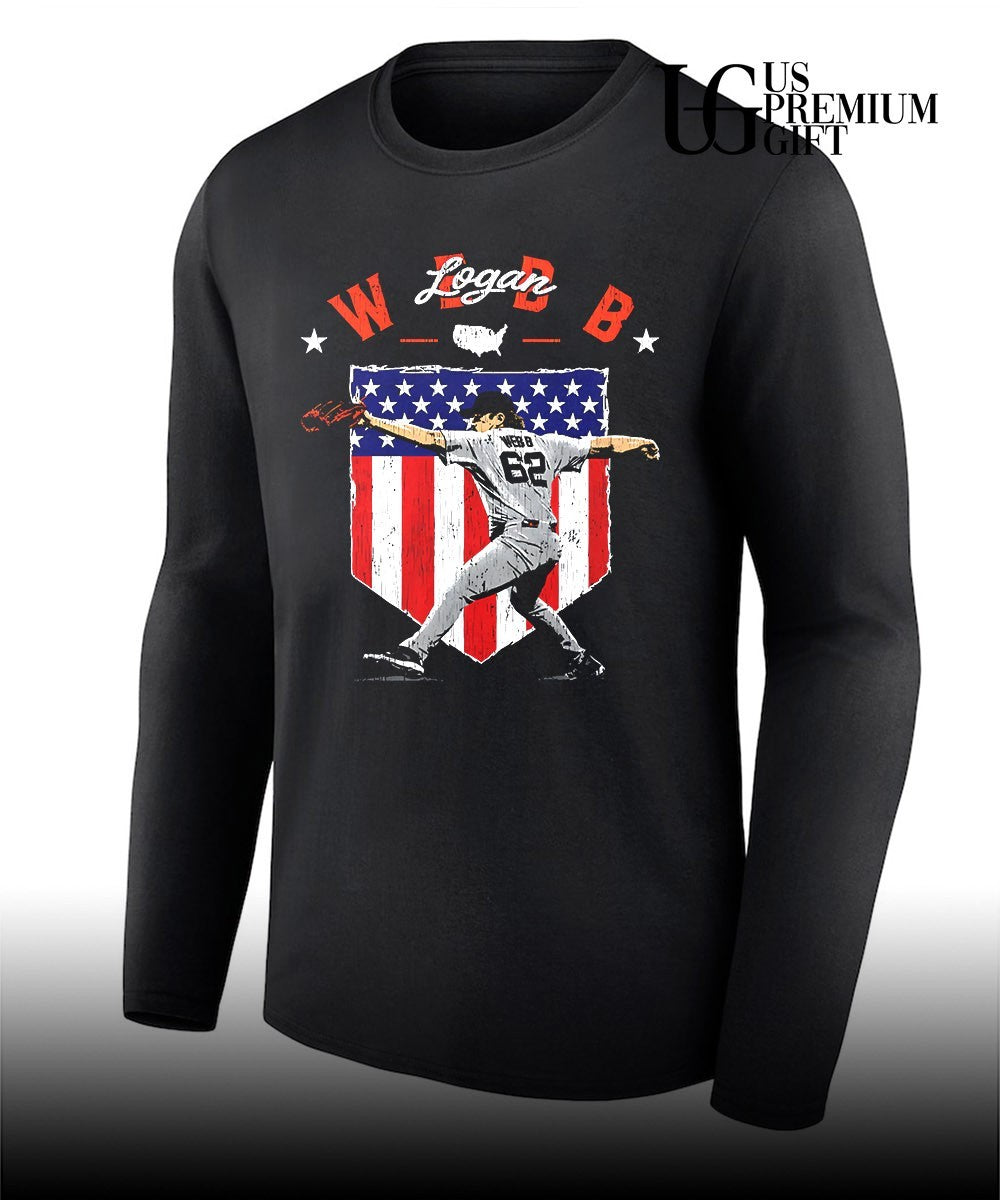 Logan Webb San Francisco Giants baseball Country flag graphic shirt
