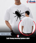 Lola Young wearing Spiders shirt