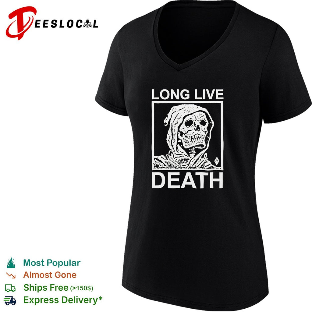 Long Live Death Grim Reaper Skull Memento Mori shirt