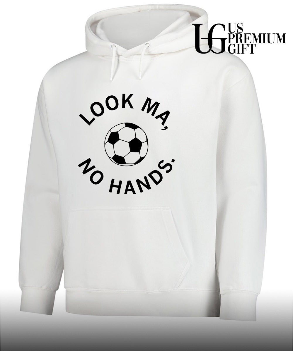Look ma no hands soccer shirt