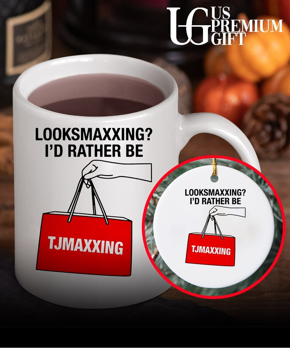 Looksmaxxing I’d Rather Be Store Maxxing shirt