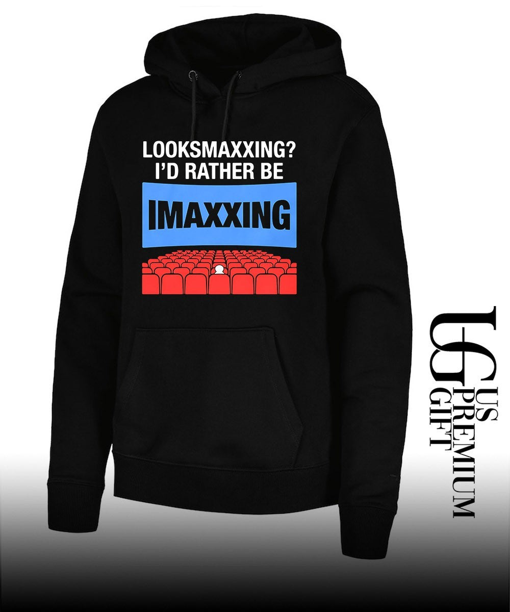 Looksmaxxing I’d rather be movie maxxing shirt
