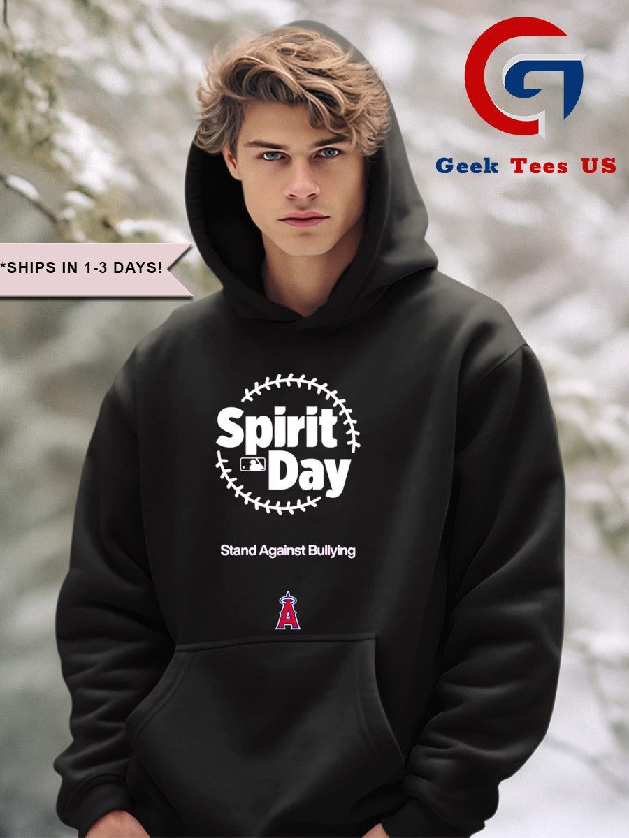 Los Angeles Angels MLB Stand Against Bullying Spirit Day 2025 shirt