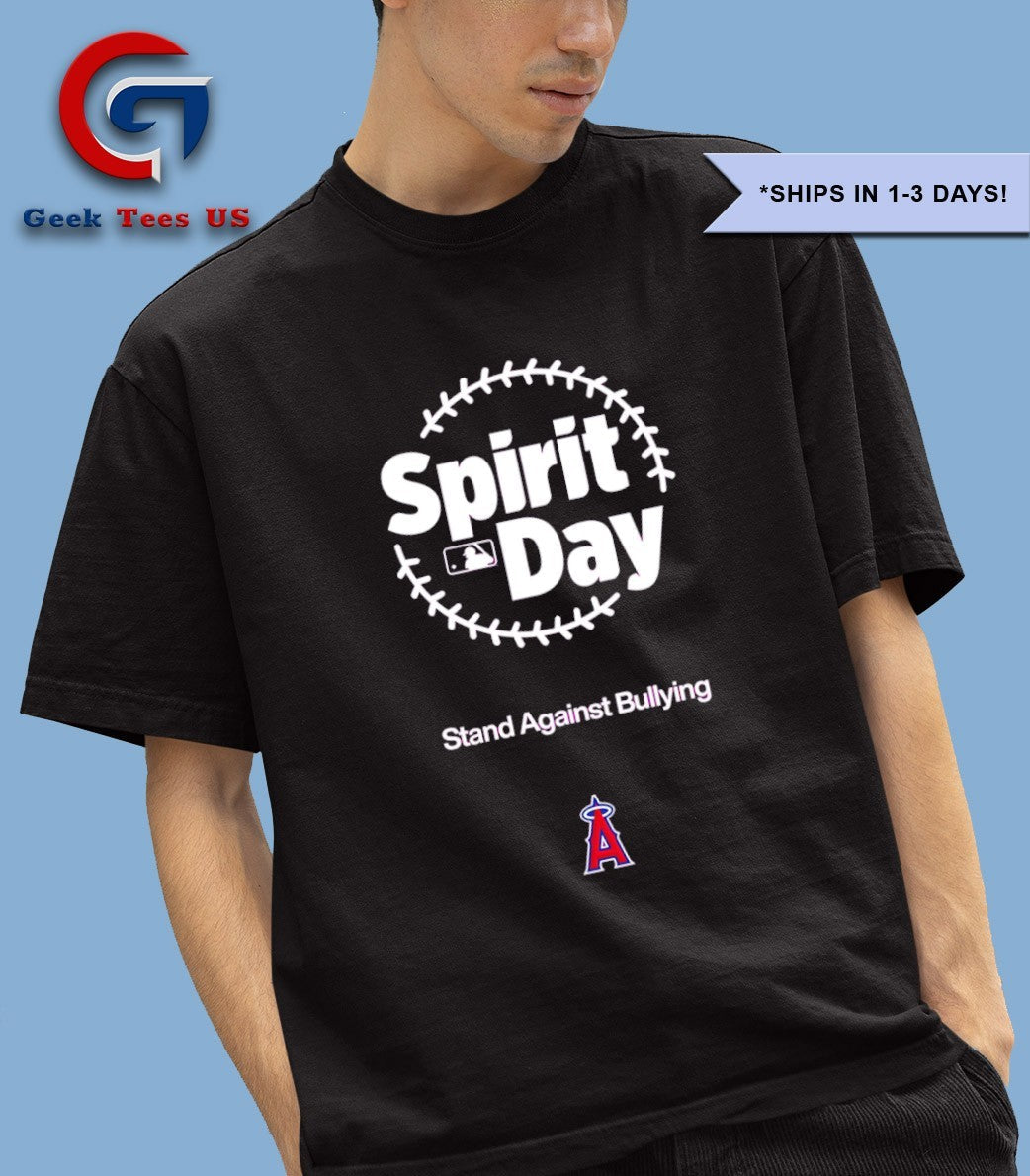 Los Angeles Angels MLB Stand Against Bullying Spirit Day 2025 shirt