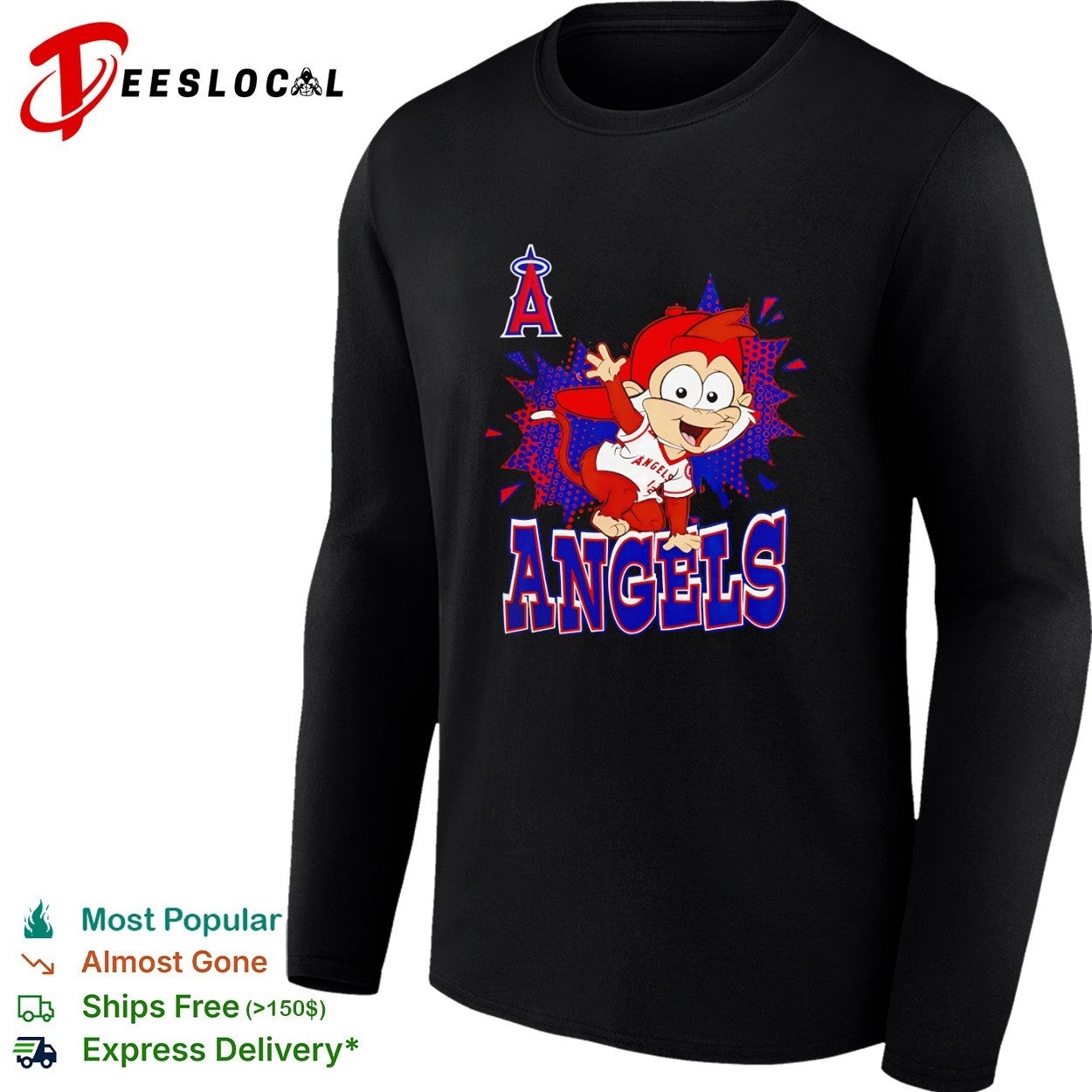 Los Angeles Angels Rally Monkey Mascot MLB shirt