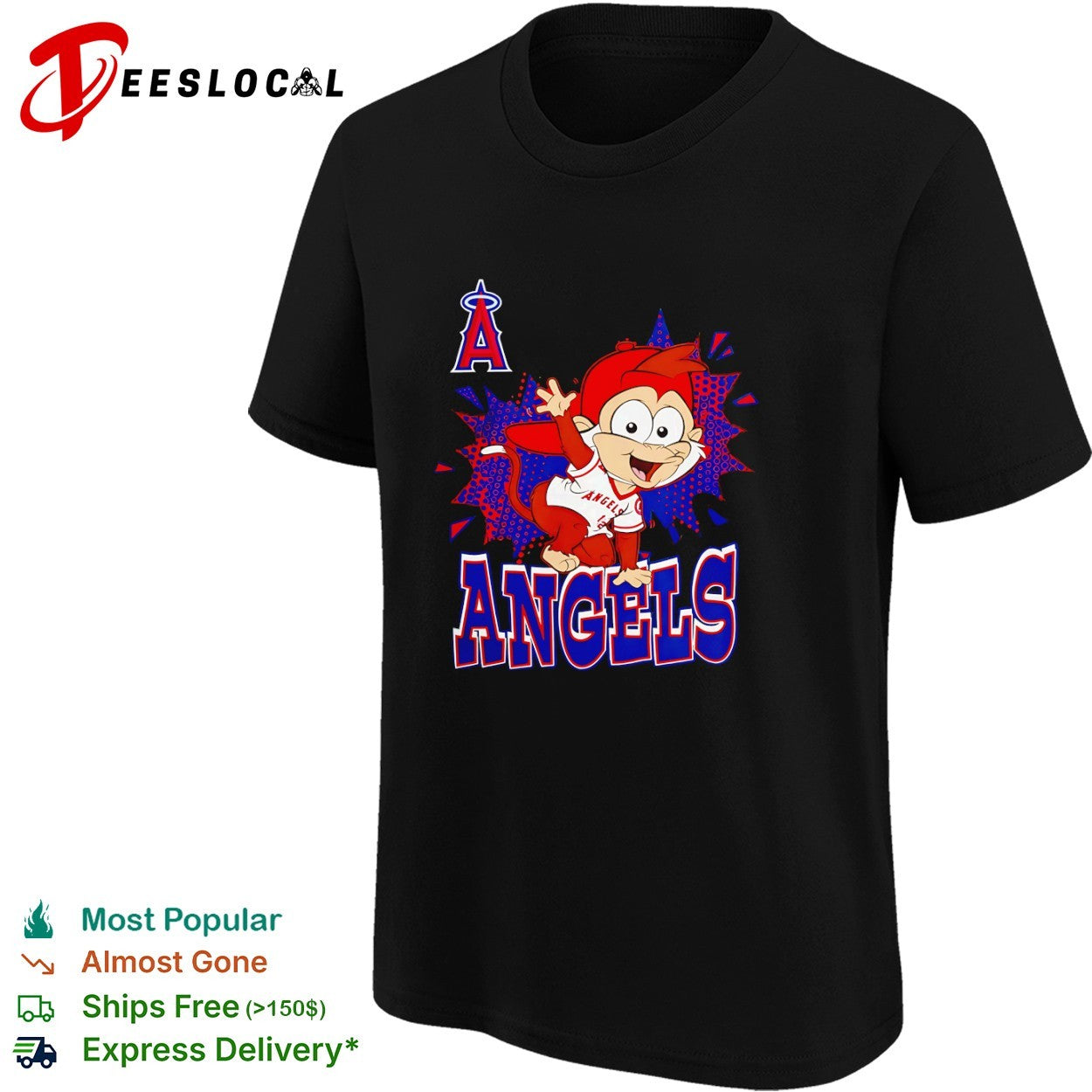 Los Angeles Angels Rally Monkey Mascot MLB shirt
