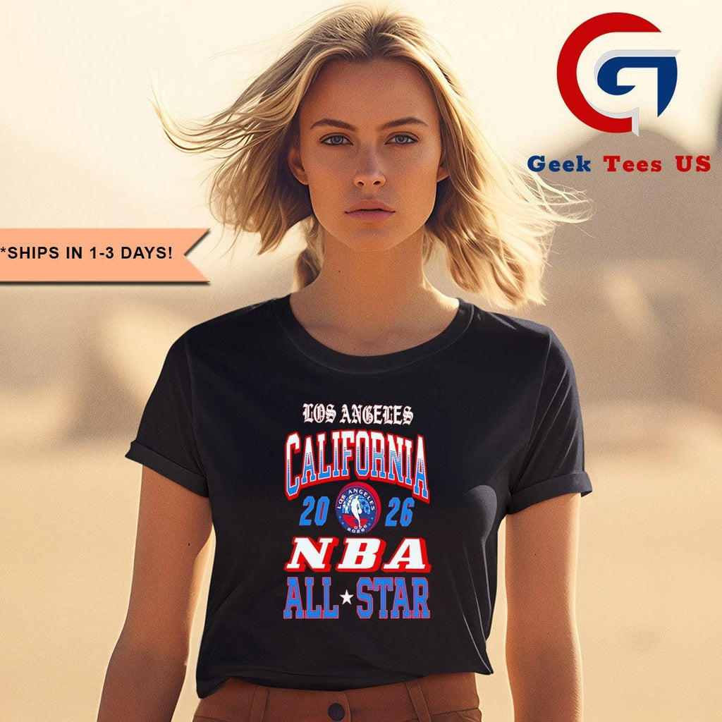 Los Angeles California 2026 NBA All- Star shirt