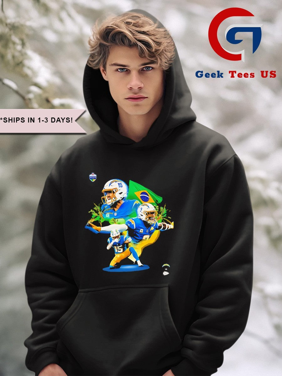 Los Angeles Chargers vs Kansas City Chiefs Sao Paulo Isso É Brazil 2025 shirt