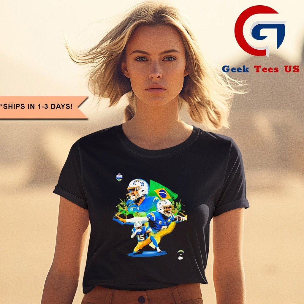Los Angeles Chargers vs Kansas City Chiefs Sao Paulo Isso É Brazil 2025 shirt