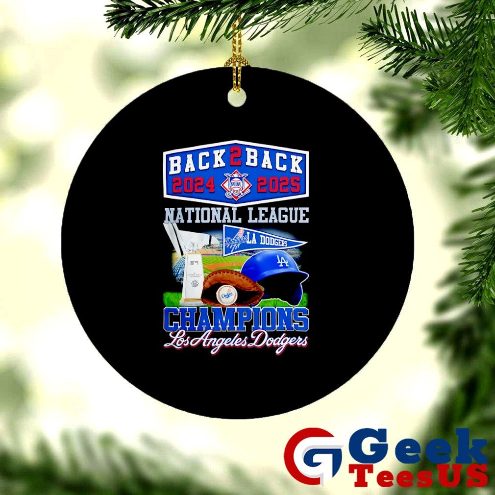 Los Angeles Dodgers 2024-2025 National League Champions Back To Back shirt