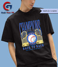 Los Angeles Dodgers 2025 MLB World Series Champions Back To Back trophies shirt