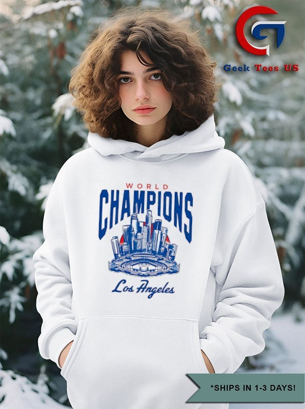 Los Angeles Dodgers 2025 MLB World Series Champions Skyline shirt