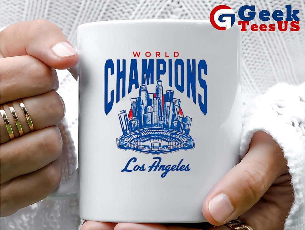 Los Angeles Dodgers 2025 MLB World Series Champions Skyline shirt