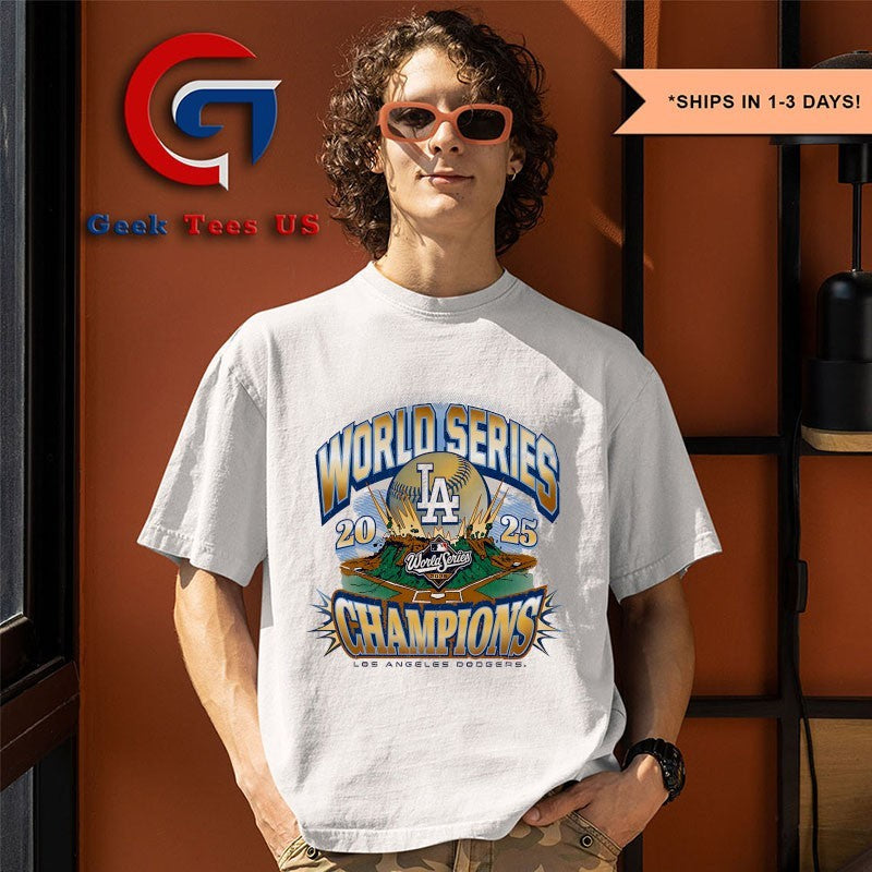 Los Angeles Dodgers 2025 World Series Champion graphic shirt