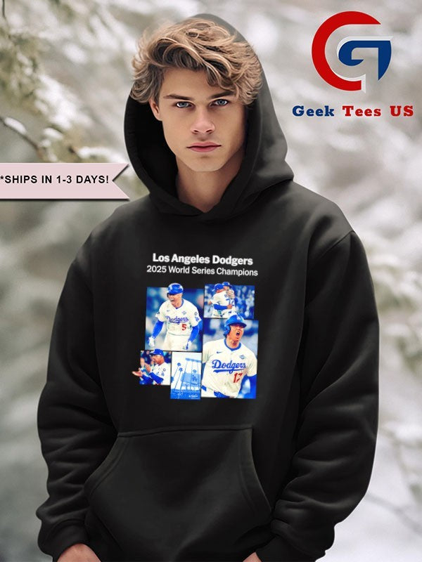 Los Angeles Dodgers 2025 World Series Champions photo shirt