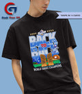 Los Angeles Dodgers 2025 back to back World Series Champions trophies shirt