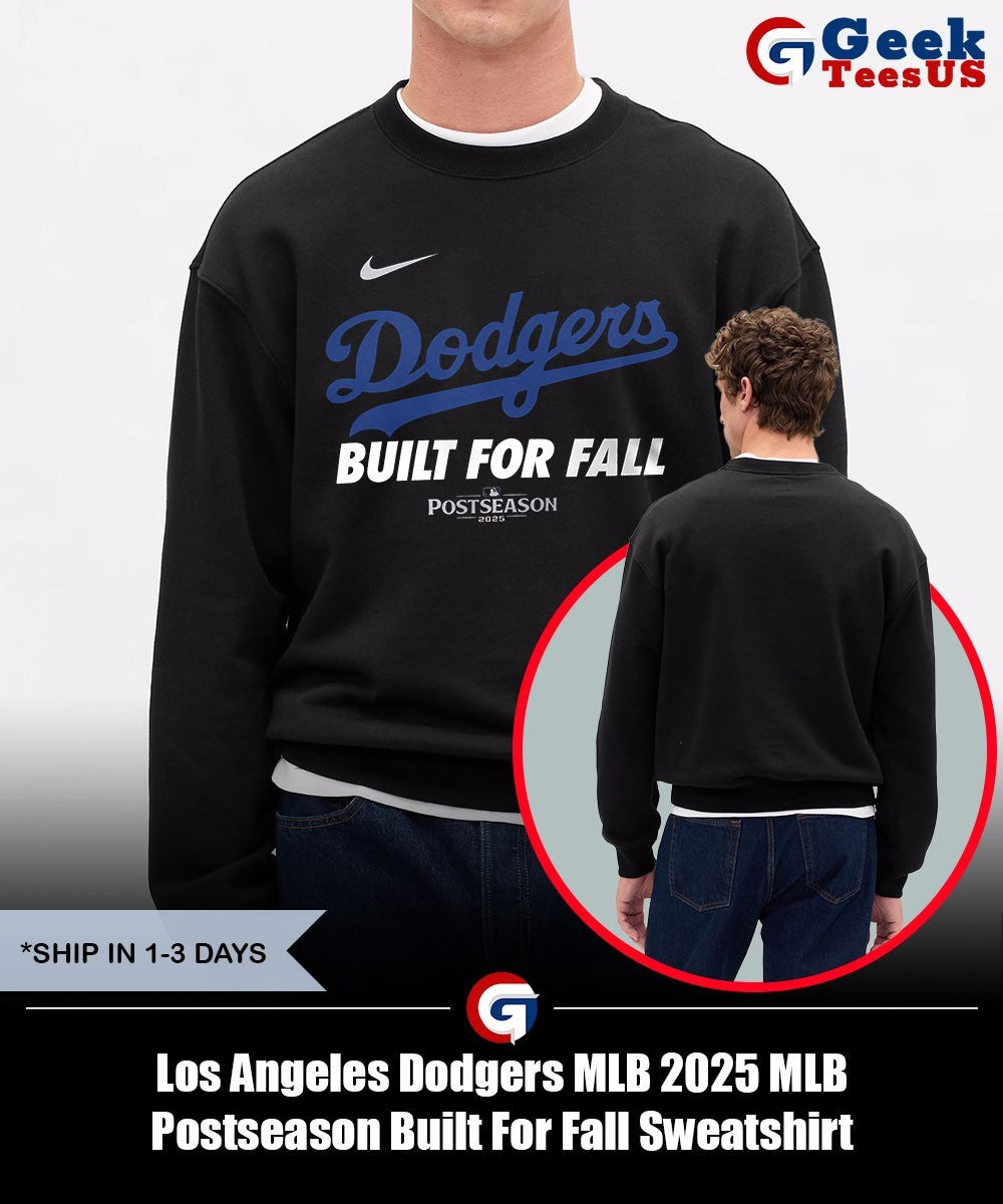 Los Angeles Dodgers MLB 2025 MLB Postseason Built For Fall shirt