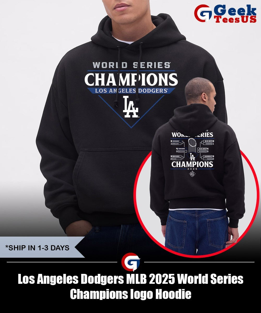 Los Angeles Dodgers MLB 2025 World Series Champions logo shirt