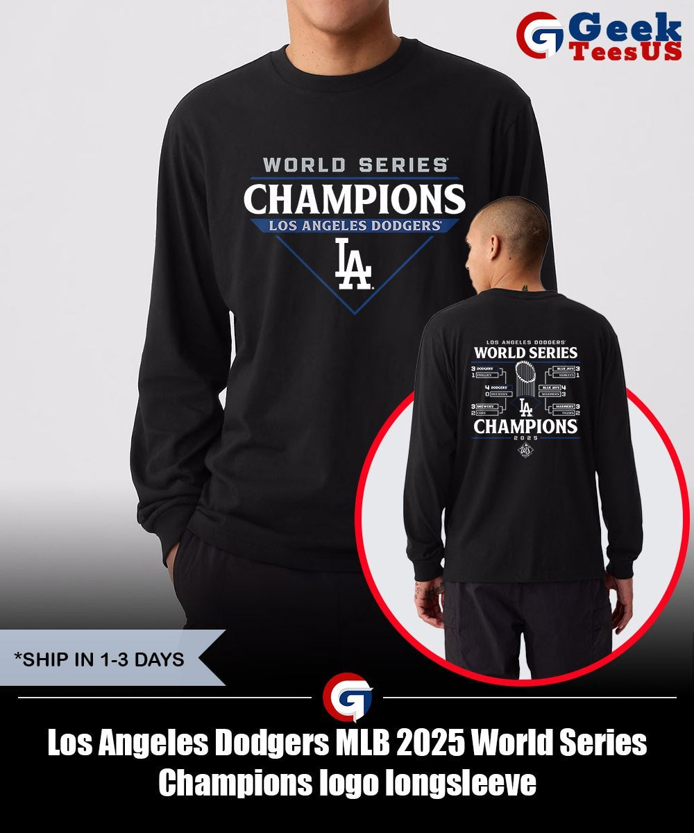 Los Angeles Dodgers MLB 2025 World Series Champions logo shirt