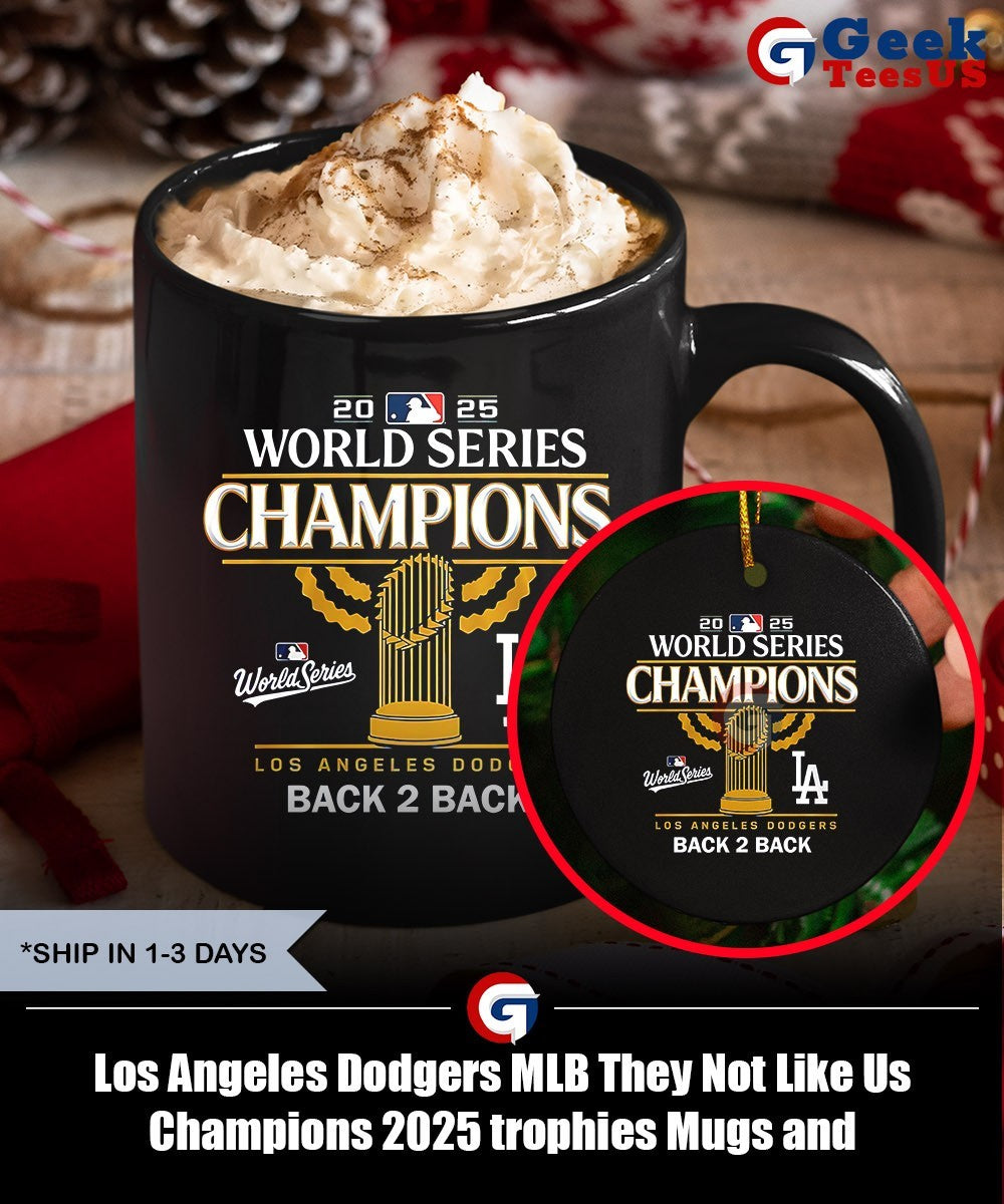 Los Angeles Dodgers MLB They Not Like Us Champions 2025 trophies shirt