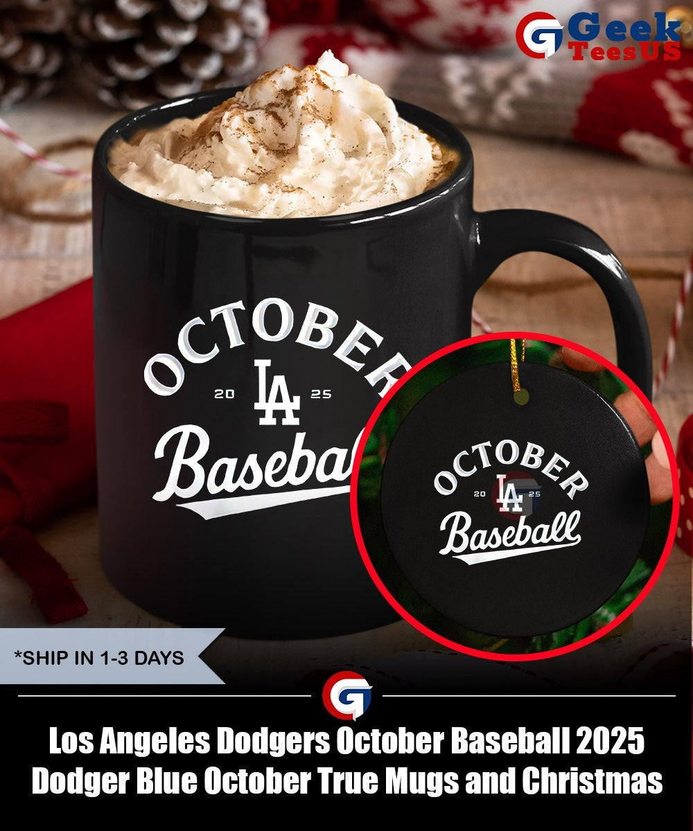 Los Angeles Dodgers October Baseball 2025 Dodger Blue October True shirt