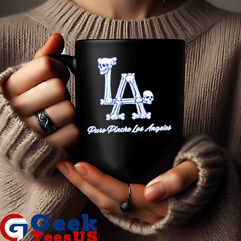 Los Angeles Dodgers Puro Pinche Los Angeles Baseball logo shirt