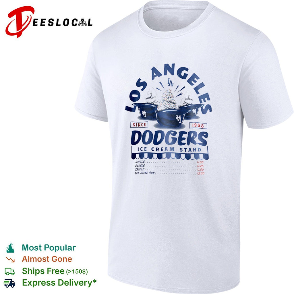 Los Angeles Dodgers Since 1958 Ice Cream Stand shirt