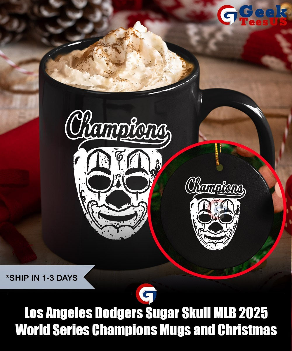 Los Angeles Dodgers Sugar Skull MLB 2025 World Series Champions shirt
