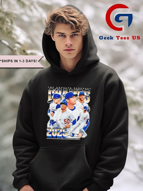 Los Angeles Dodgers Team Baseball Champions 2025 graphic shirt