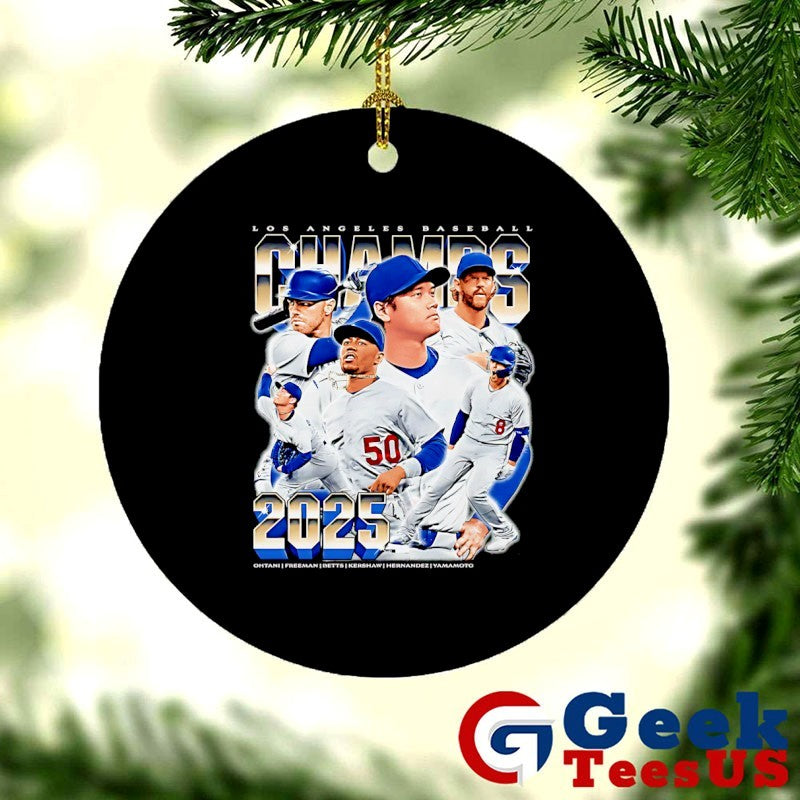 Los Angeles Dodgers Team Baseball Champions 2025 graphic shirt