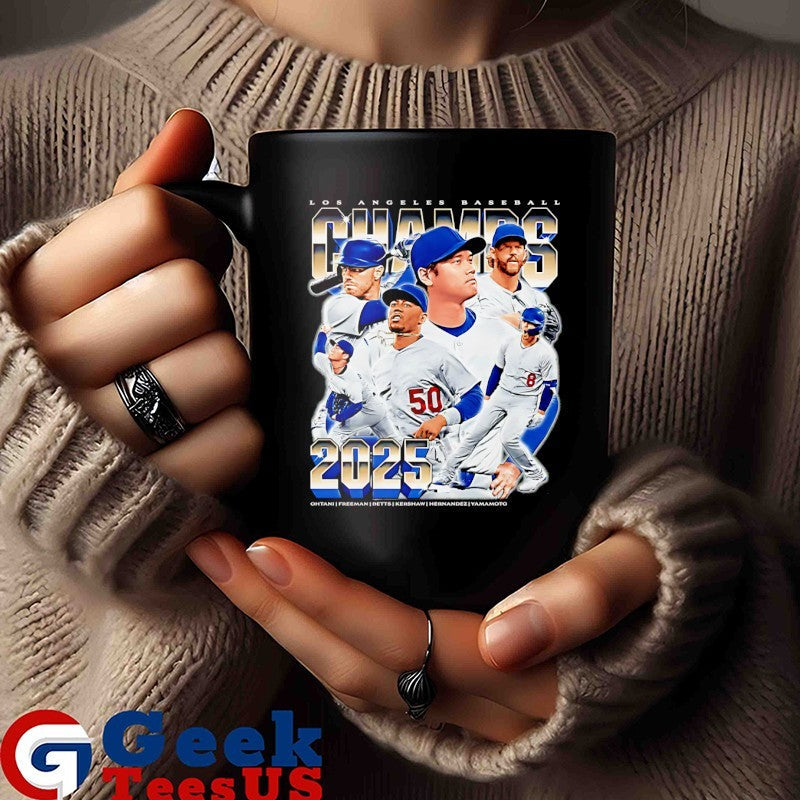 Los Angeles Dodgers Team Baseball Champions 2025 graphic shirt