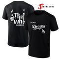 Los Angeles Dodgers The Who Maximum R B North American Farewell tour graphic shirt