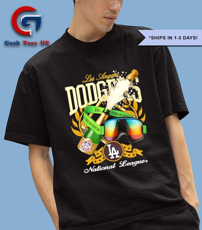 Los Angeles Dodgers World Series Champions 2025 Champagne and Goggles shirt