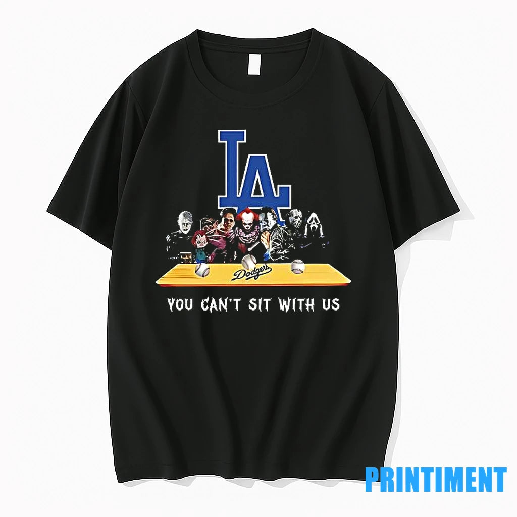 Los Angeles Dodgers You Cant Sit With Us Horror Tshirts Sweater