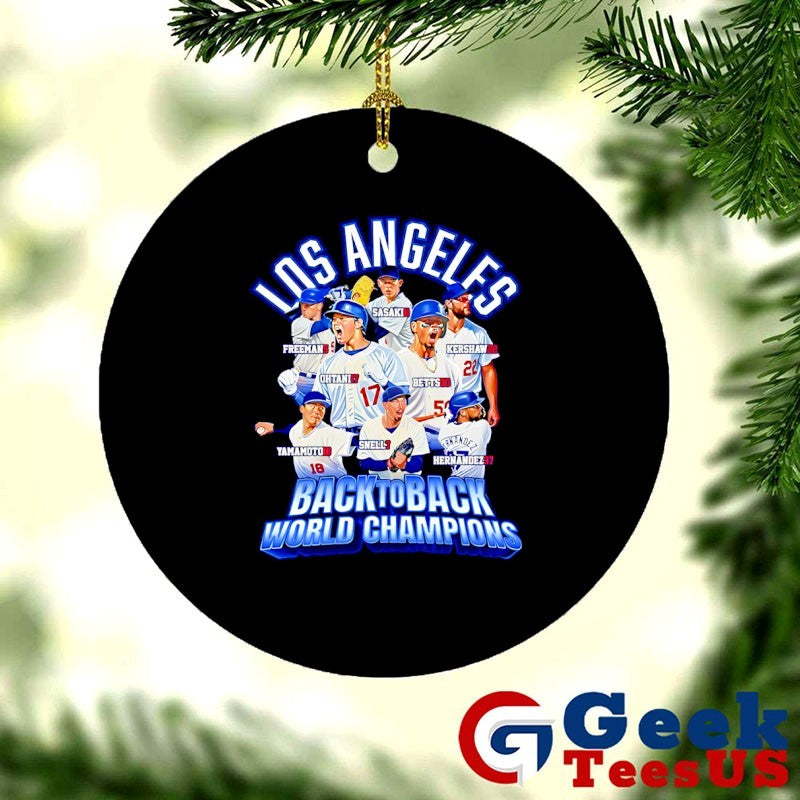 Los Angeles Dodgers back to back World Champions 2025 signature shirt