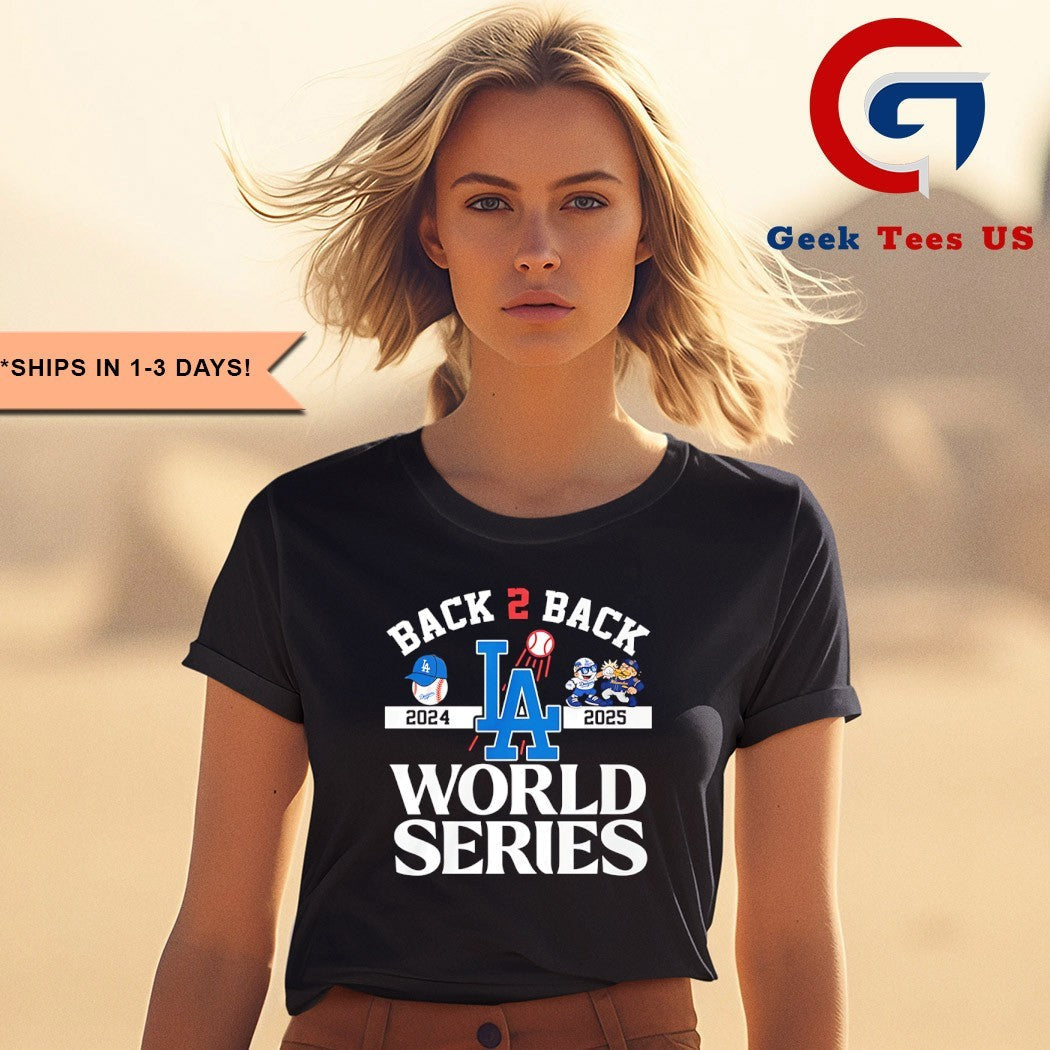 Los Angeles Dodgers baseball B2B 2024-2025 World Series National League Champions shirt