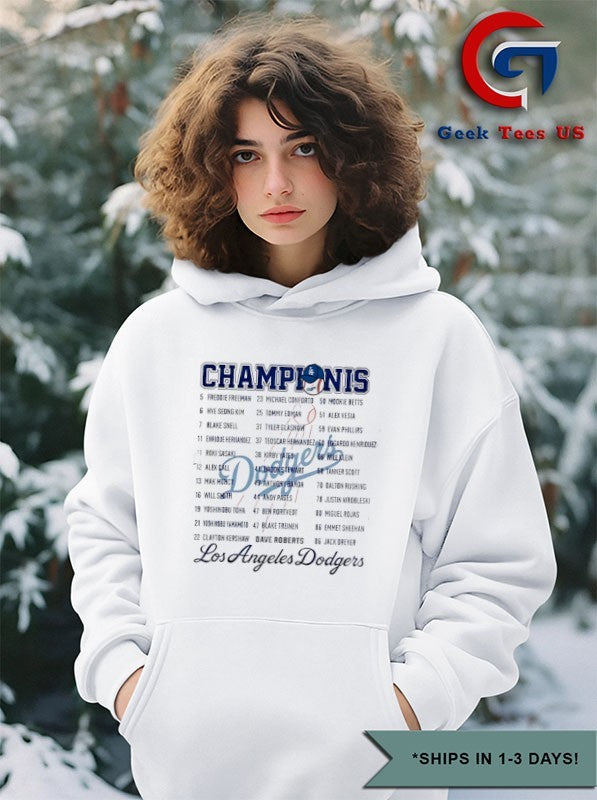 Los Angeles Dodgers baseball Back 2 Back World Series 2024-2025 Champions shirt